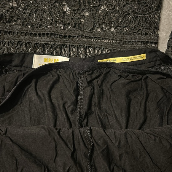 Anthropologie Wide Leg Sheer lace Trousers cover up pants - Picture 4 of 13